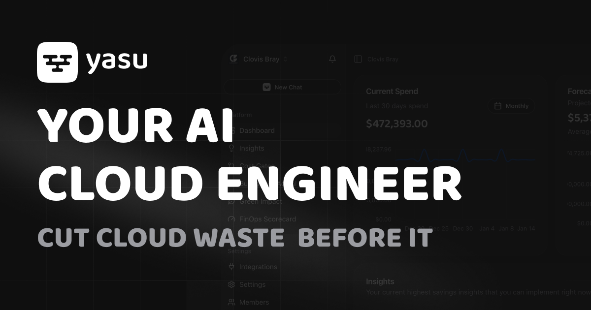 Yasu – AI agents that fix cloud waste, not just report it